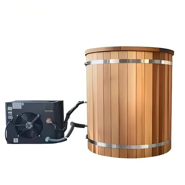 Bain froid Ivalo rond 80 cm, cuve inox et groupe froid, vue 6 sur 10