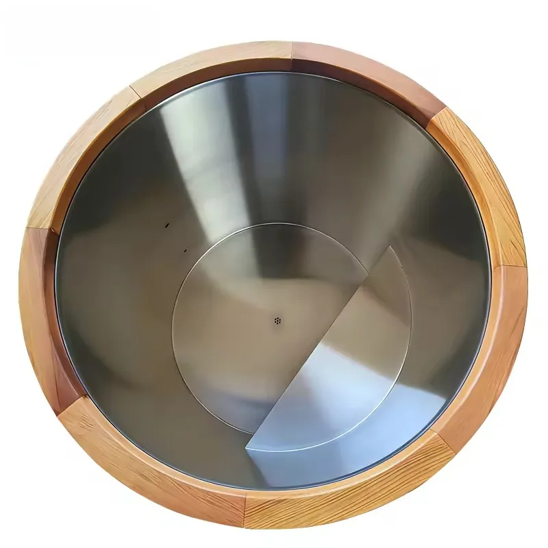 Bain froid Turku rond 100 cm, cuve inox et groupe froid, vue 5 sur 10