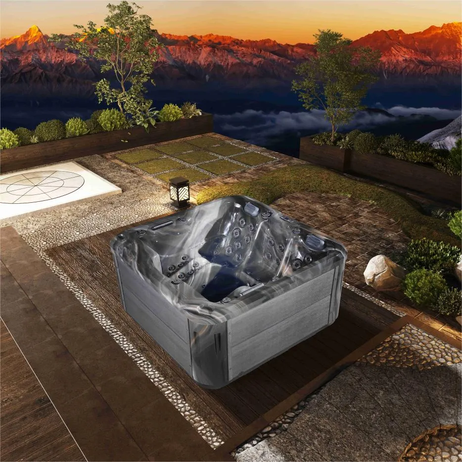 Spa d'extérieur Bergen carré 200 × 200 cm, vue 3 sur 10