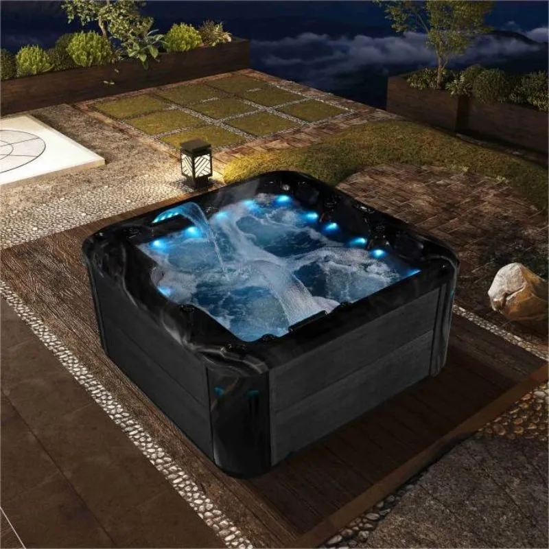 Spa d'extérieur Bergen carré 200 × 200 cm, vue 6 sur 10