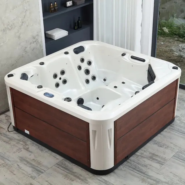 Spa d'extérieur Dalarna carré 210 × 210 cm