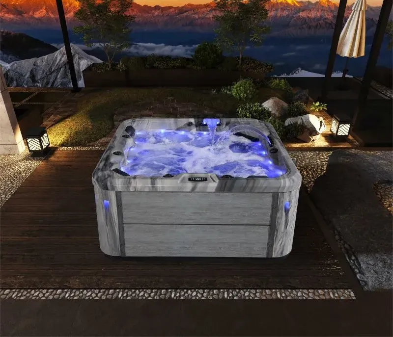 Spa d'extérieur Dalarna carré 210 × 210 cm, vue 3 sur 10