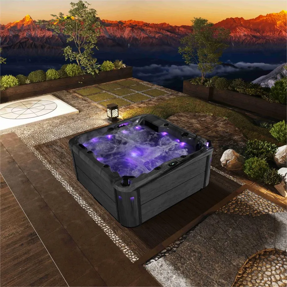 Spa d'extérieur Tampere carré 210 × 210 cm, vue 8 sur 10