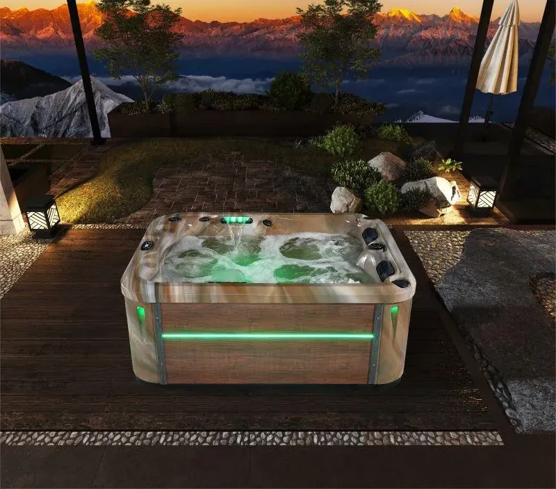 Spa d'extérieur Torne rectangulaire 210 × 160 cm, 2 places, vue 8 sur 10